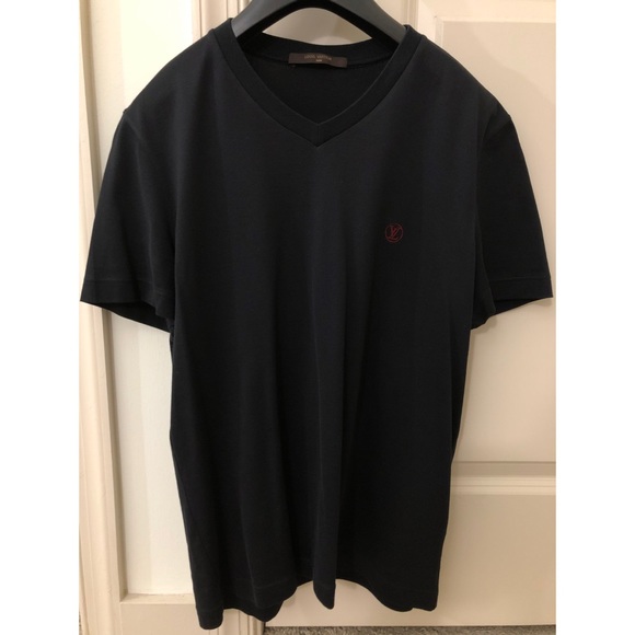 Louis Vuitton Other - LOUIS VUITTON Classic Vee Neck Tee w/ LV Logo